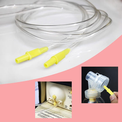 Pump in Style Tubing X4, Spare and Replacement Tubing Compatible with Medela Pump in Style Advanced Breast Pump - BPA Free (4 Pc)
